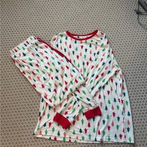 Source Unknown Colorful Tree Print Kids Pajama Set